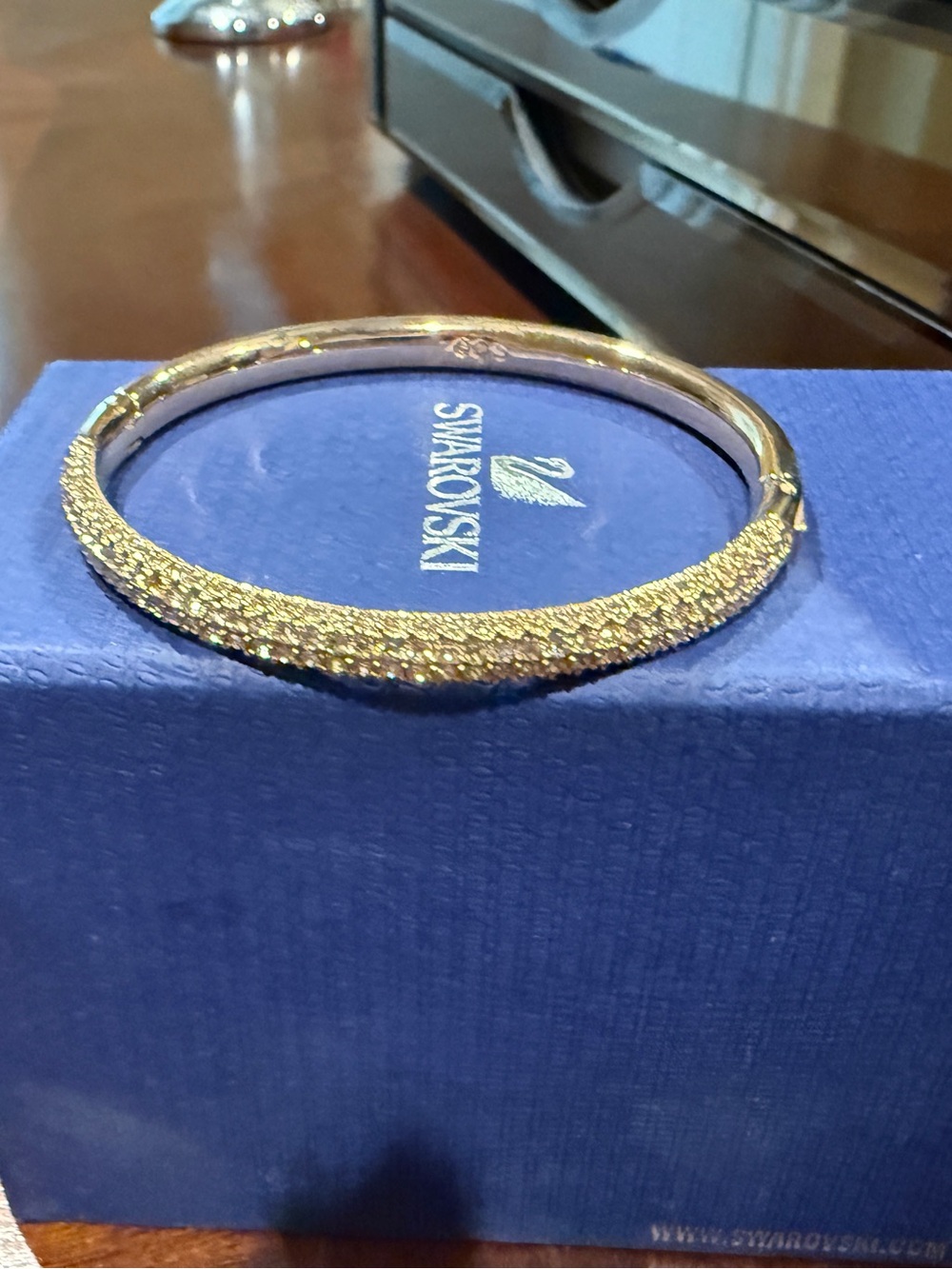 Swarovski rose gold bracelet
